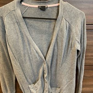 H&M basics button front cardigan